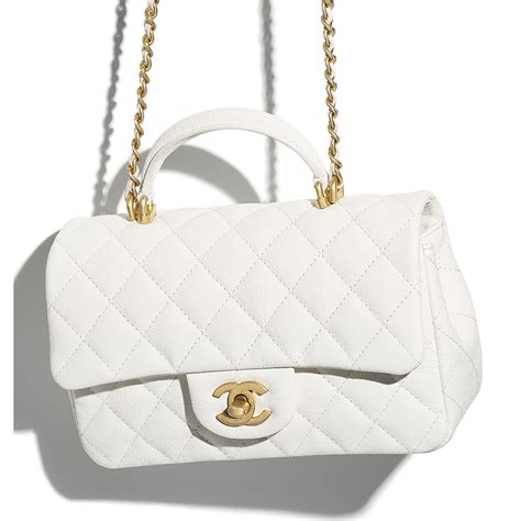 chanel flap bag with top handle|chanel top handle bag small.